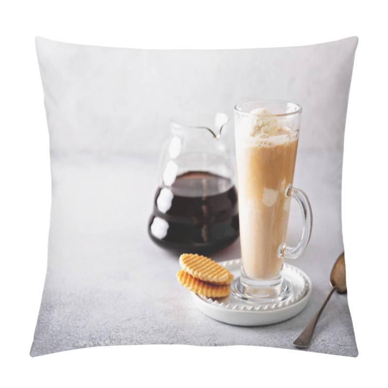 Personality  Affogato Coffee In Tall Glass Pillow Covers