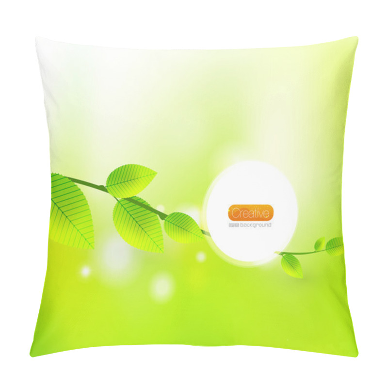 Personality  Fresh Vector Abstract Nature Backrgound Pillow Covers