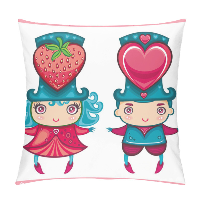 Personality  Sweet Couple Pillow Covers