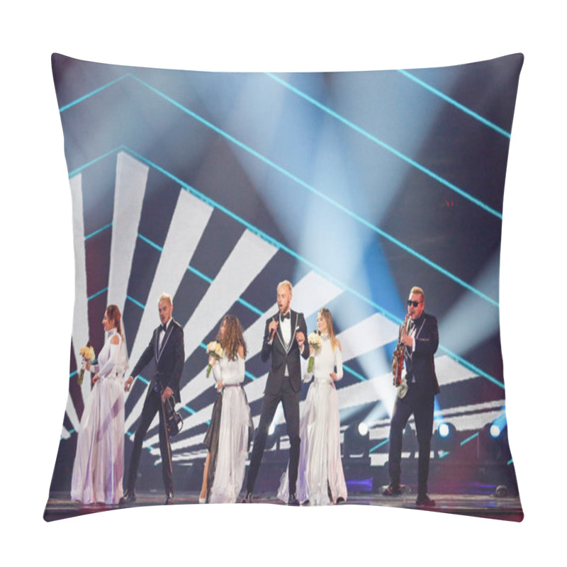 Personality  SunStroke Project From Moldova Eurovision 2017 Pillow Covers