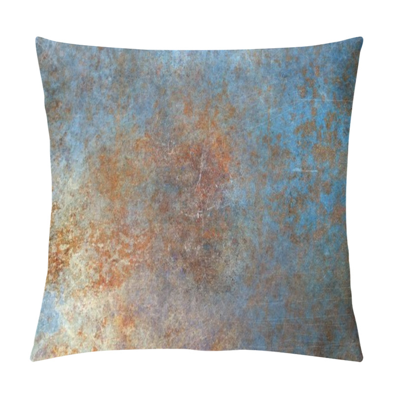 Personality  Background Of Old Rusty Grunge Metal Wall Pillow Covers