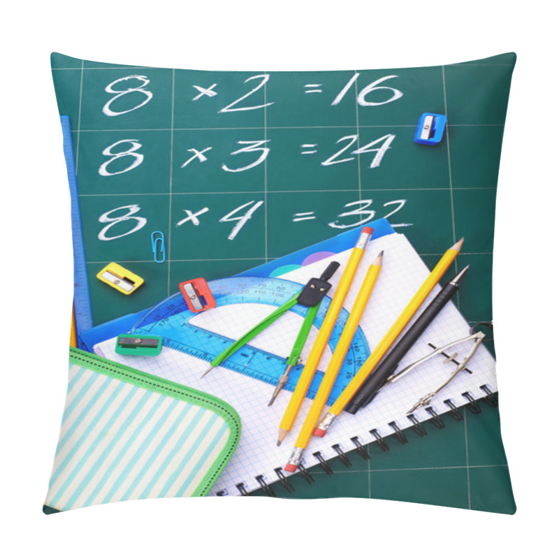 Personality  Multiplication Table On Board Pillow Covers