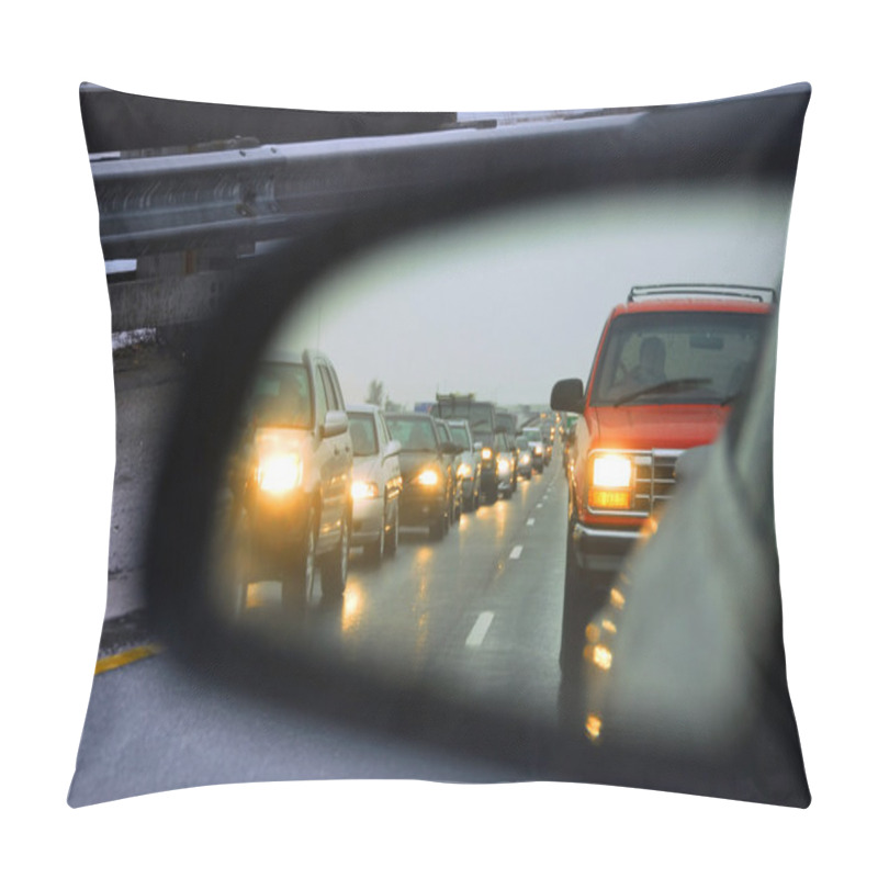 Personality  Traffic Jam Mirror Pillow Covers