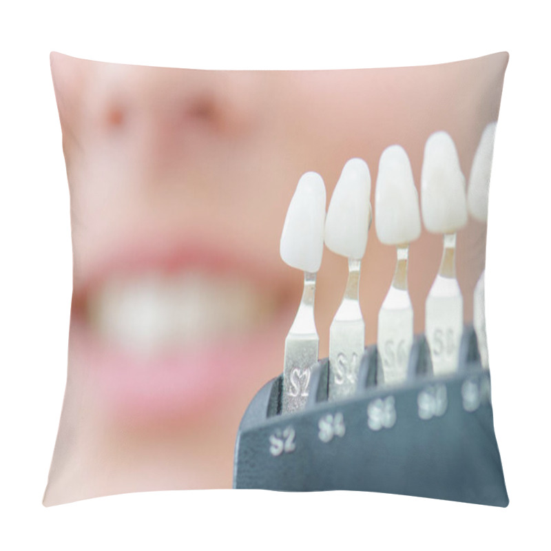 Personality  Teeth And Cles-up  Close Pillow Covers