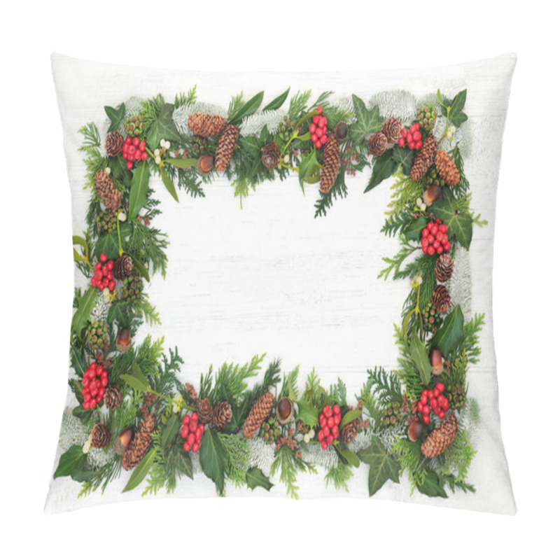 Personality  Natural Winter Border Pillow Covers