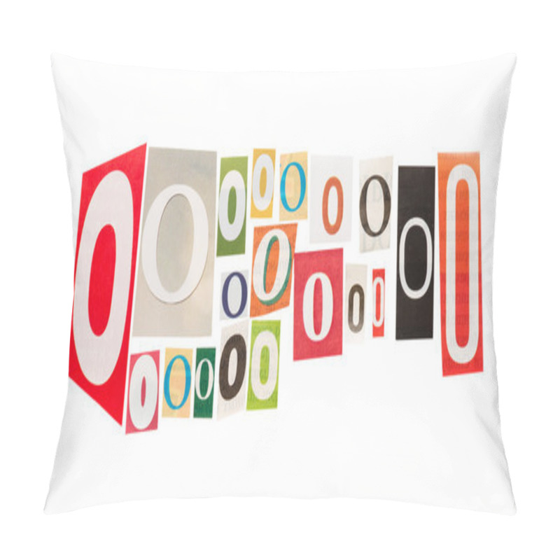 Personality  O Cut Out Letter Pillow Covers