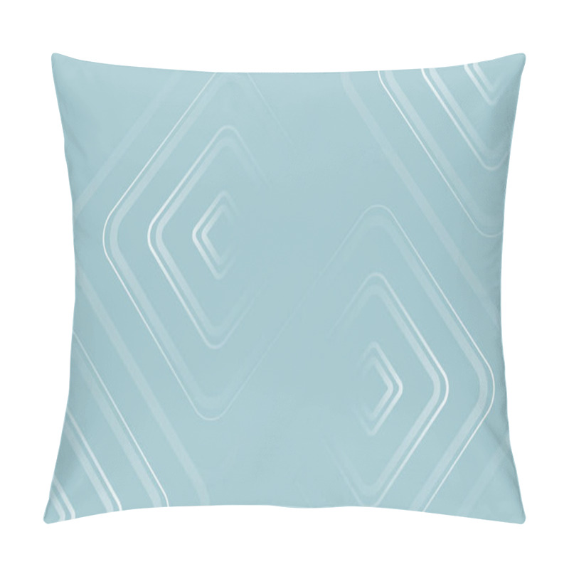 Personality  Modern Abstract Background Featuring Soft Geometric Diamond Patterns On A Muted Teal Color, Ideal For Elegant Designs Pillow Covers