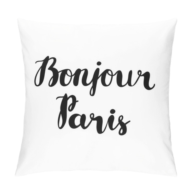 Personality  Bonjour Paris Card. Pillow Covers