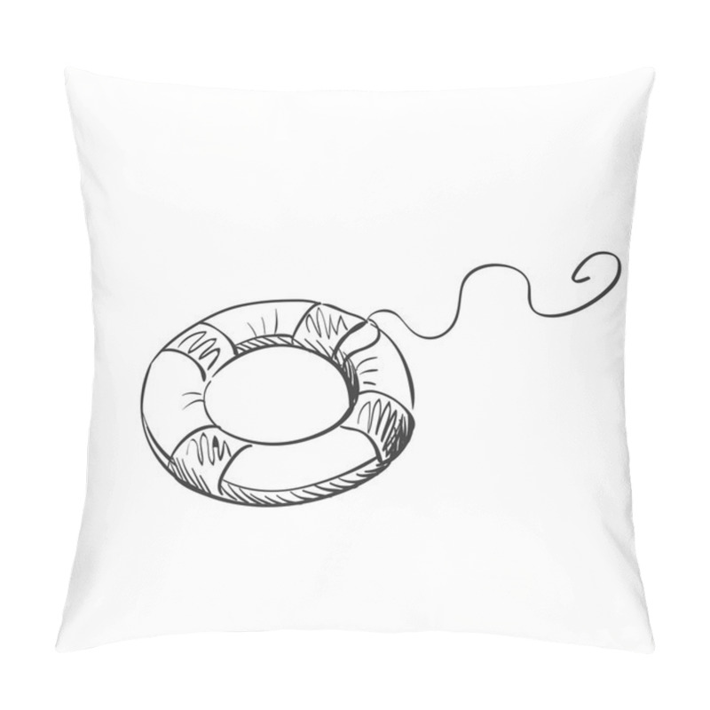 Personality  Doodle Lifebuoy Pillow Covers