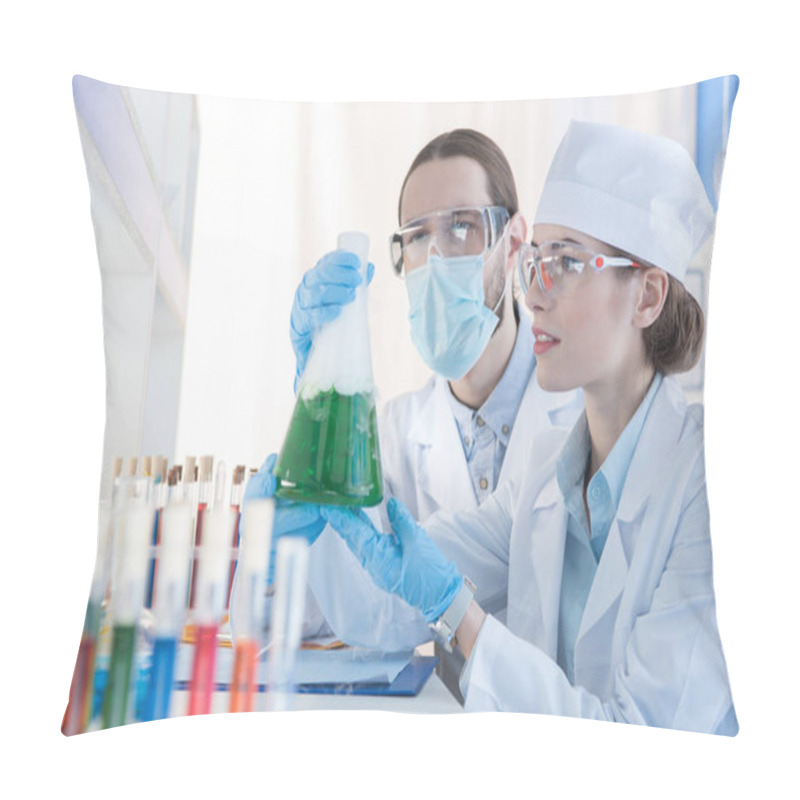 Personality  Chemists Making Experiment Pillow Covers