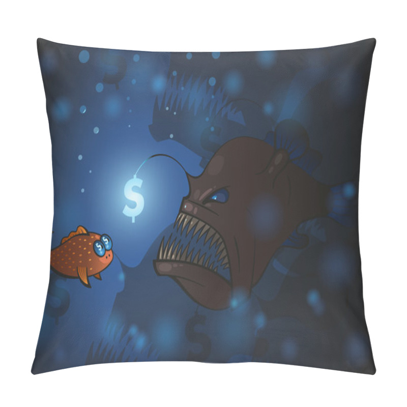 Personality  Angler Fish Pillow Covers