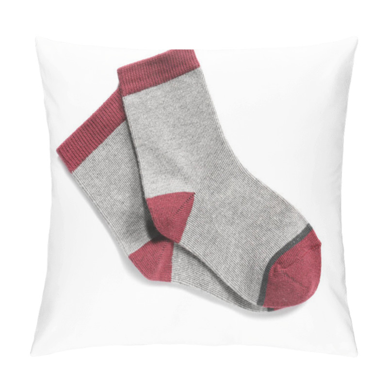 Personality  Cotton Socks On White Background Pillow Covers