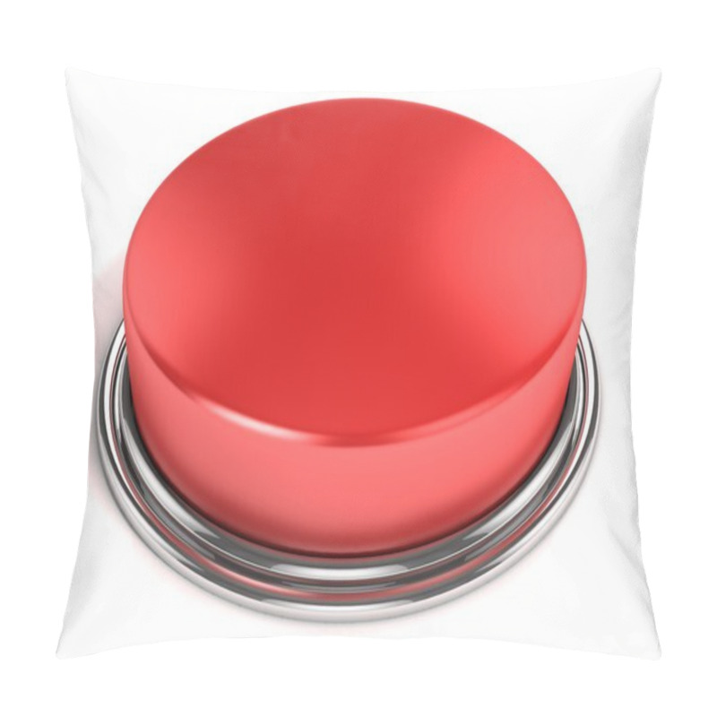 Personality  Red Button Isolated Pillow Covers