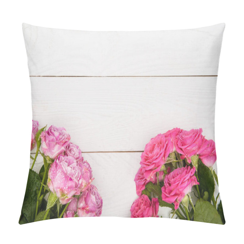 Personality  Beautiful Pink Roses Pillow Covers