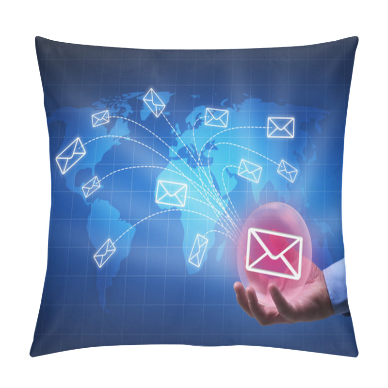 Personality  Distributing Information In A Digital World Pillow Covers