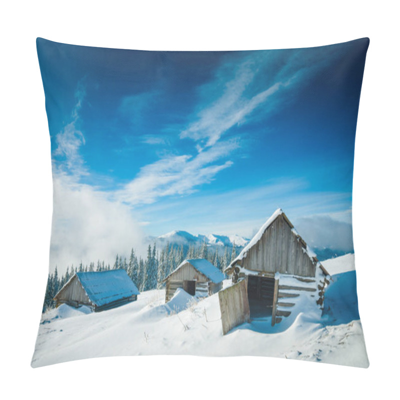 Personality  Carpathian Wooden Houses Pillow Covers