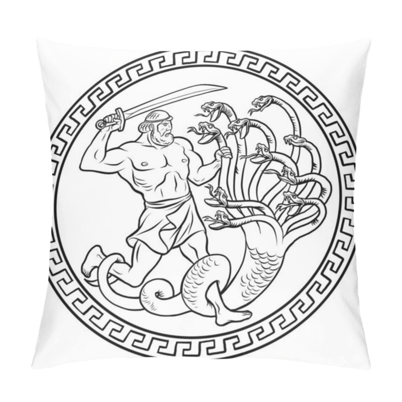 Personality  Lernaean Hydra. 12 Labours Of Hercules Heracles Pillow Covers