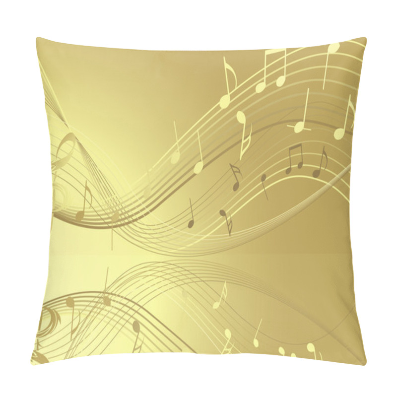 Personality  Music Notes Pillow Covers