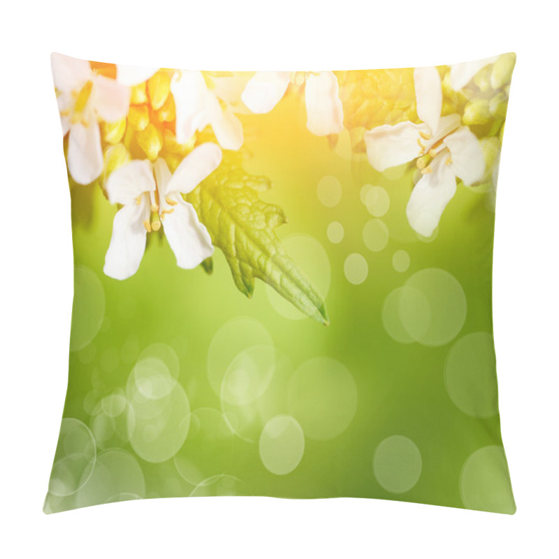 Personality  Beautiful White Flowers Pillow Covers