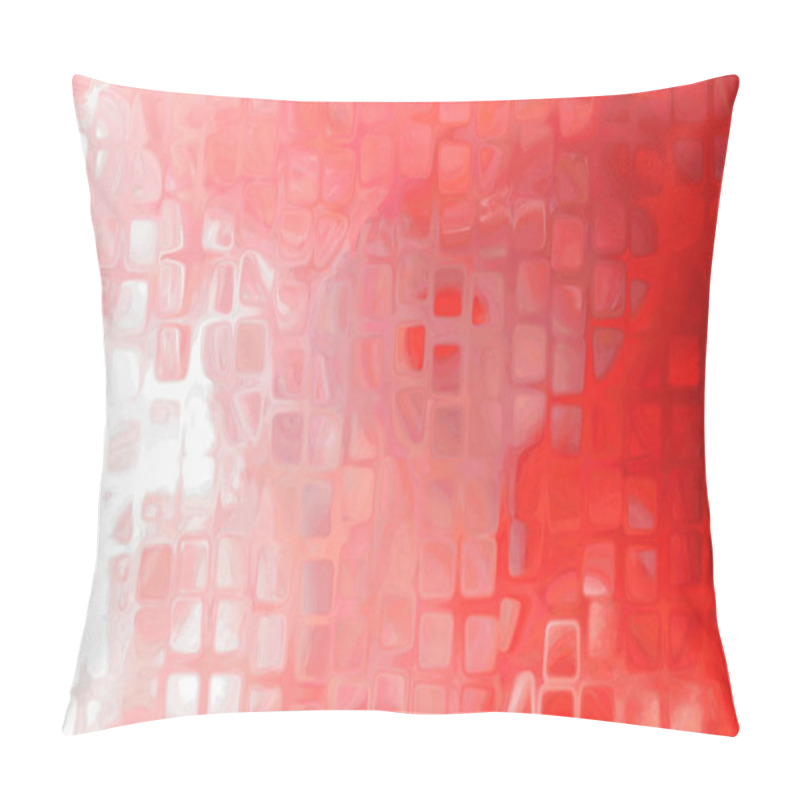 Personality  Red Pink Orange Background Pillow Covers