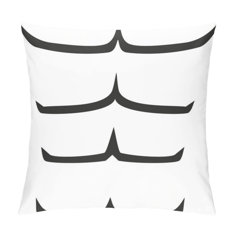 Personality  Abdominal Muscles Vector Pillow Covers