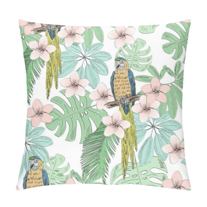 Personality  Tropical Seamless Pattern Pillow Covers