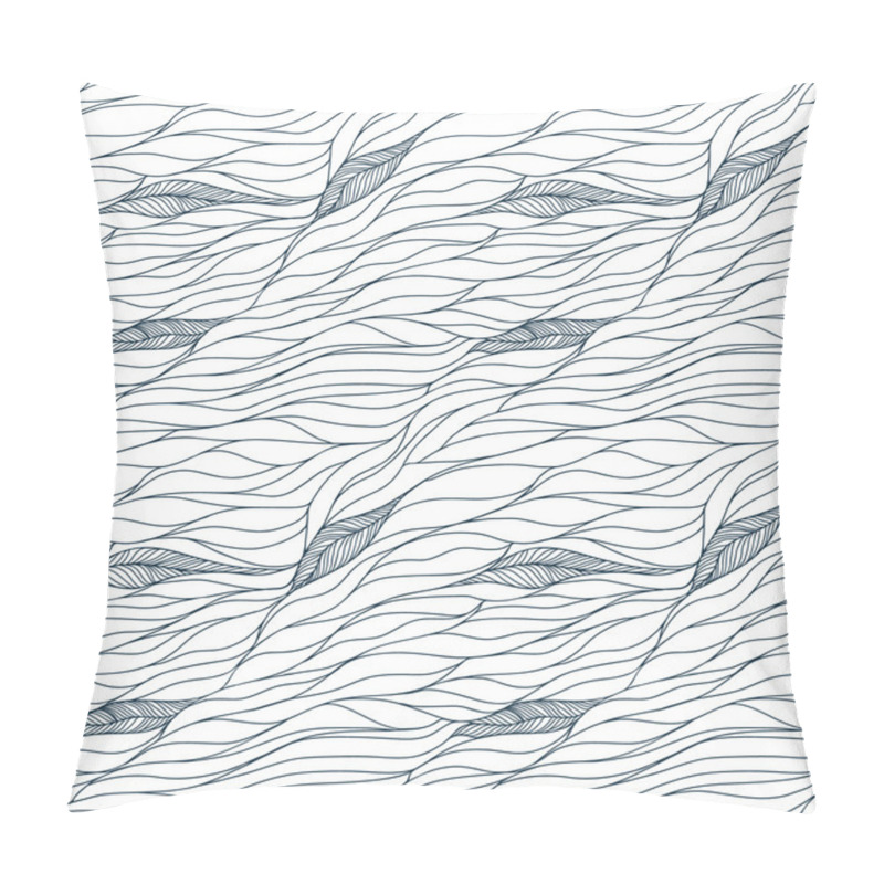 Personality  Abstract Hand-drawn Doodles Pattern Pillow Covers