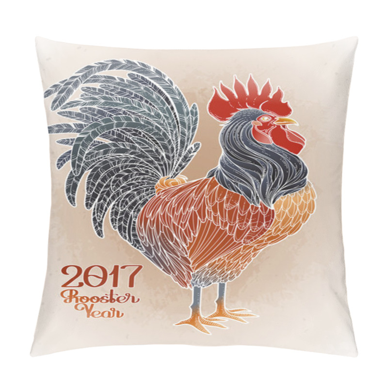 Personality  Graphic Decorative Rooster Pillow Covers