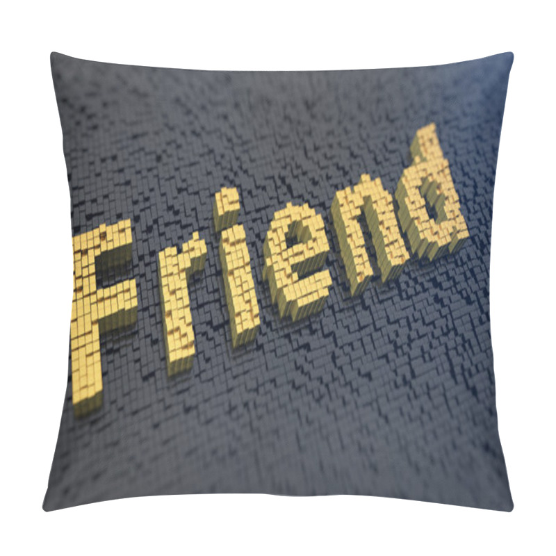 Personality  Friend Cubics Pillow Covers