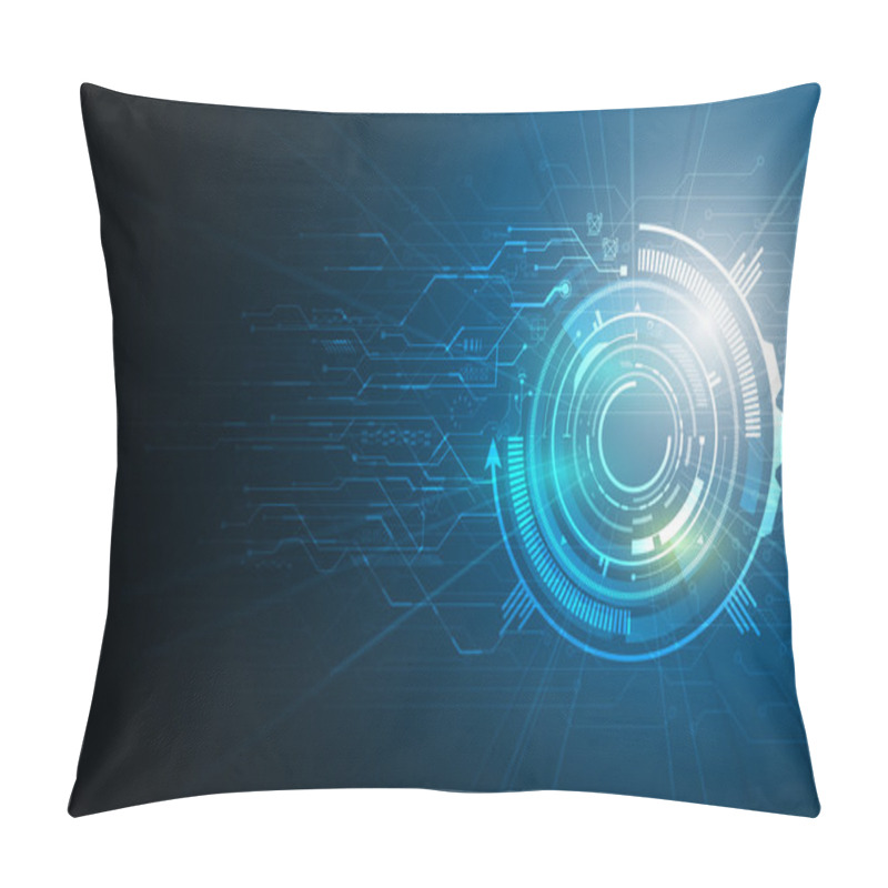 Personality  Abstract Futuristic Background Pillow Covers