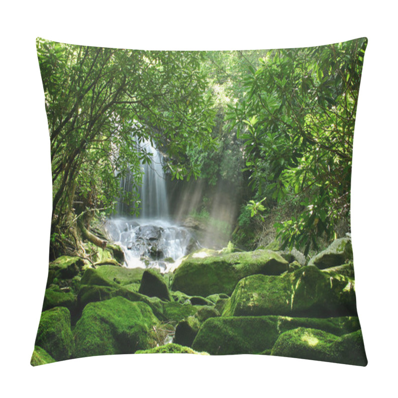 Personality  Rain Forest Waterfall Pillow Covers