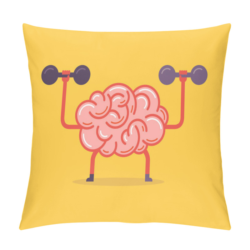 Personality  Train Your Brain. Creative Concept. Pillow Covers