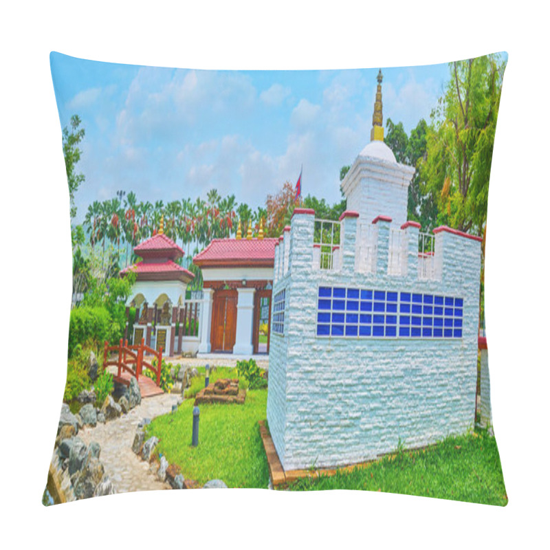 Personality  Panorama Of Nepal Garden, Rajapruek Park, Chiang Mai, Thailand Pillow Covers