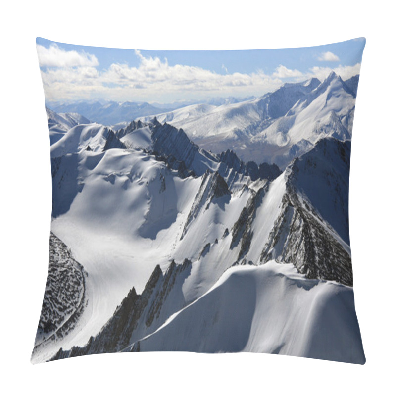 Personality  Mountain Peaks - Himalaya, India Pillow Covers