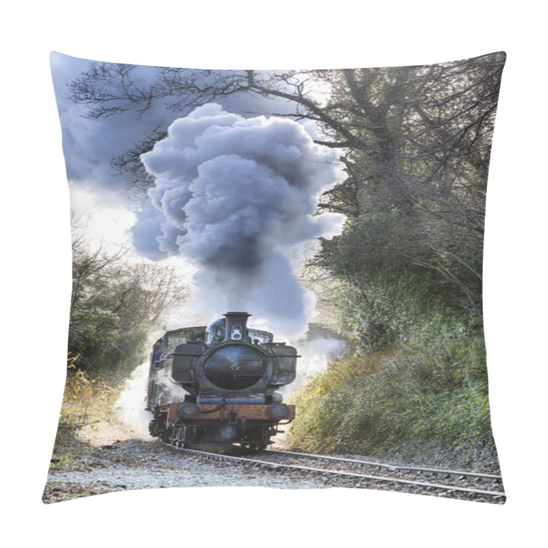 Personality  Steam Train Pillow Covers