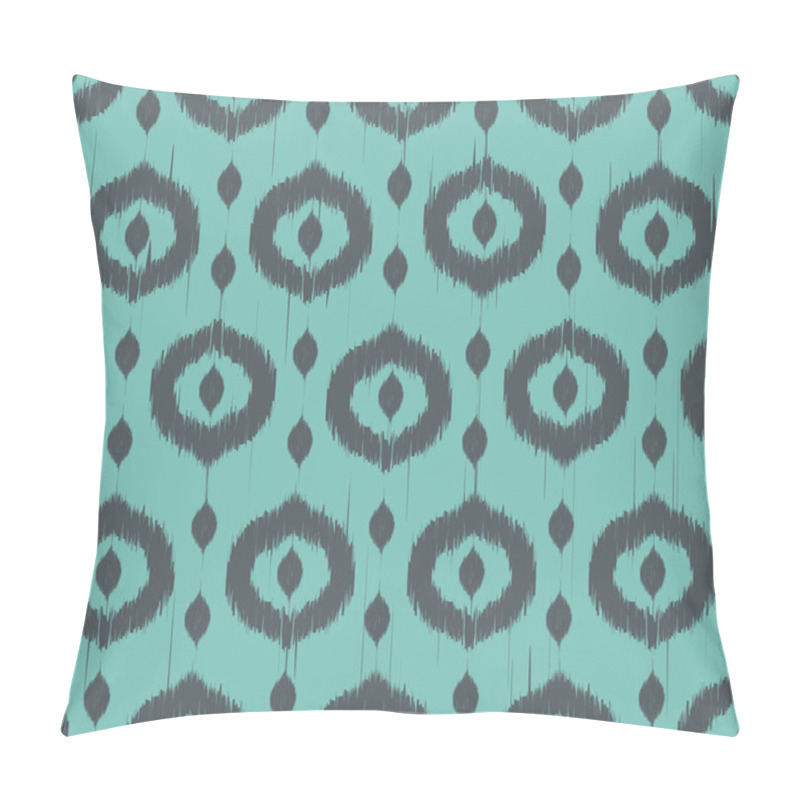 Personality  Vector Seamless Ikat Pattern Pillow Covers