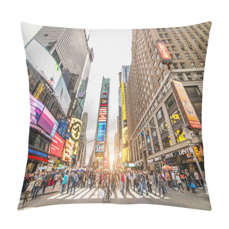 Personality  Times Square,New York Pillow Covers