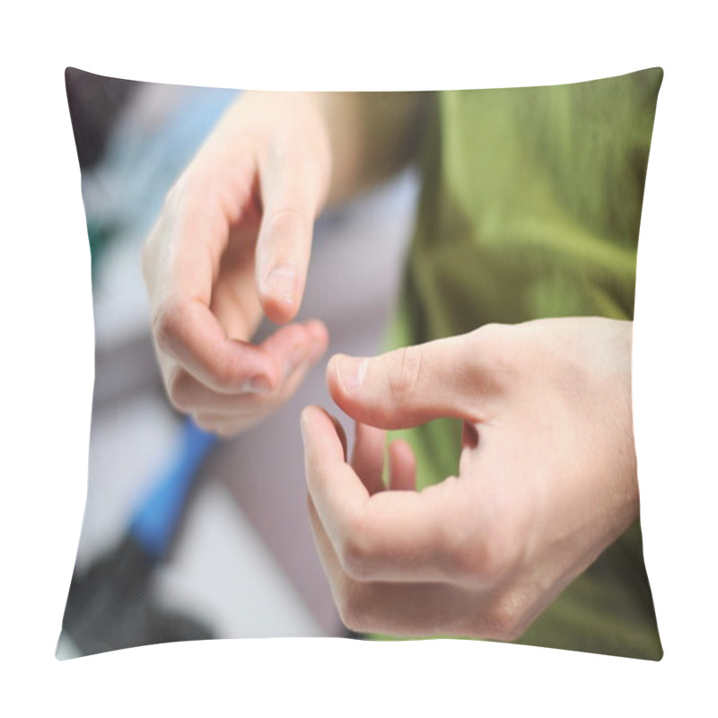 Personality  Hands Of Engeneer Pillow Covers