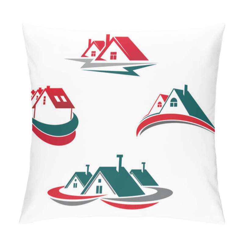 Personality  Houses And Homes Pillow Covers