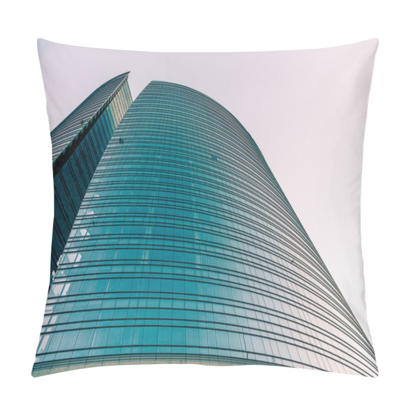 Personality  Modern Skyscraper In Milan Pillow Covers