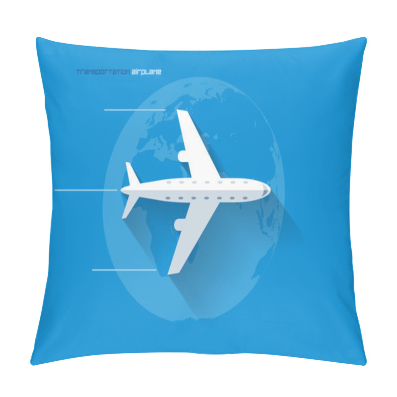 Personality  Transportation Concept - Airplane Pillow Covers