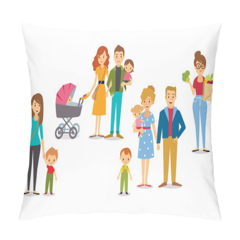 Personality  People With Kids Pillow Covers