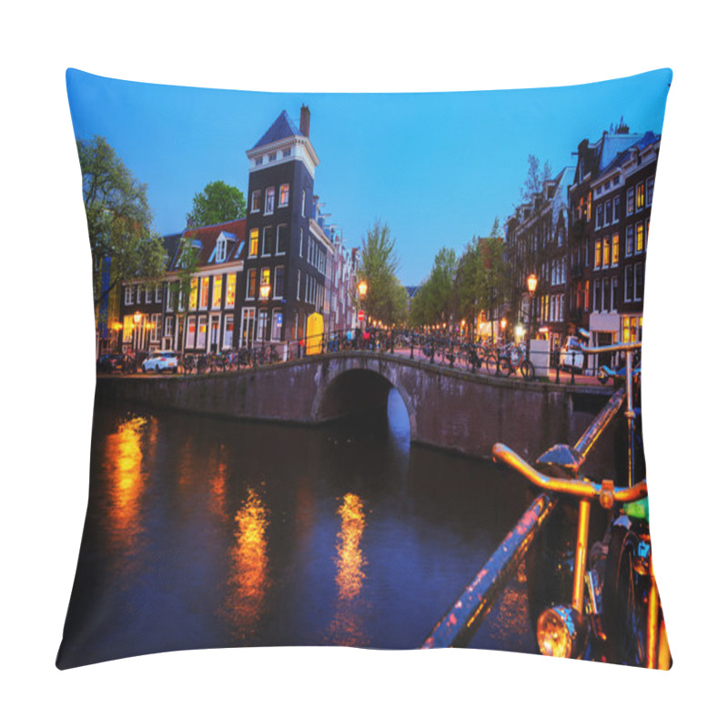 Personality  Houses Of Amsterdam, Netherlands Pillow Covers