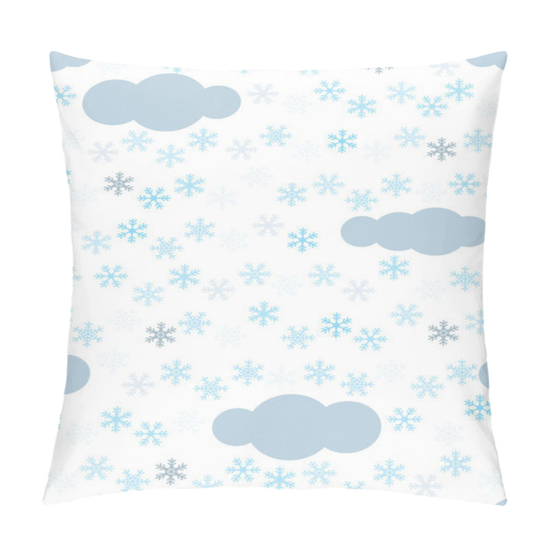 Personality  Snow Background Pillow Covers