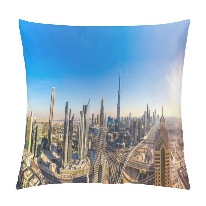 Personality  Downtown Dubai On A Summer Day Pillow Covers