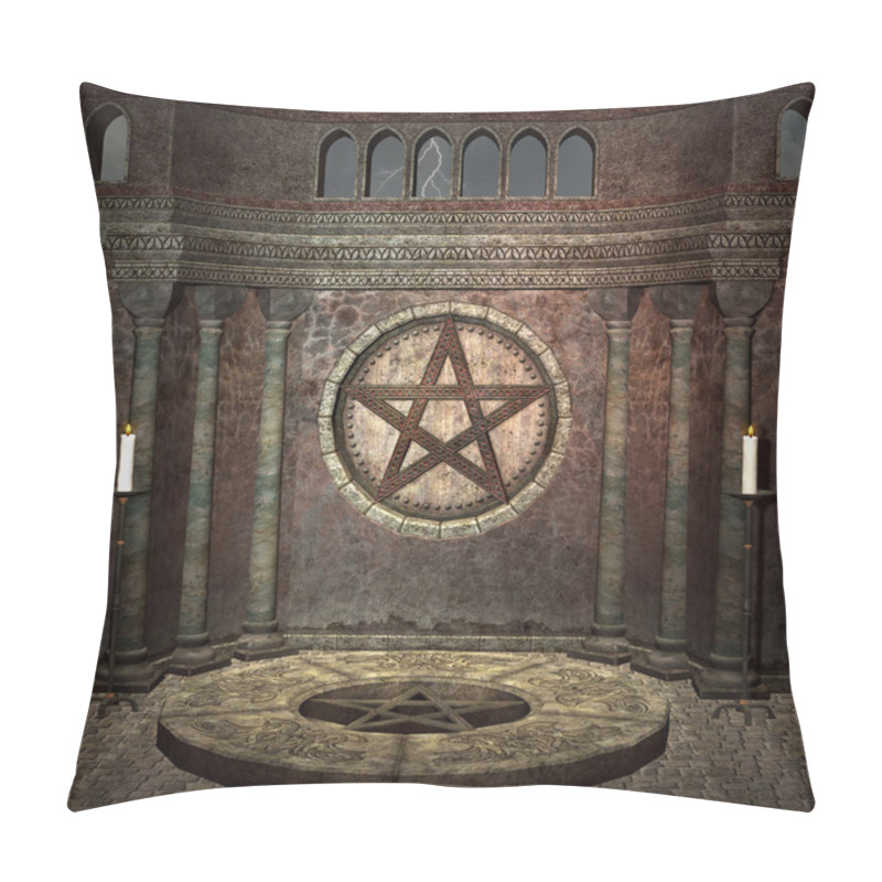 Personality  Medieval Dark Chamber Pillow Covers