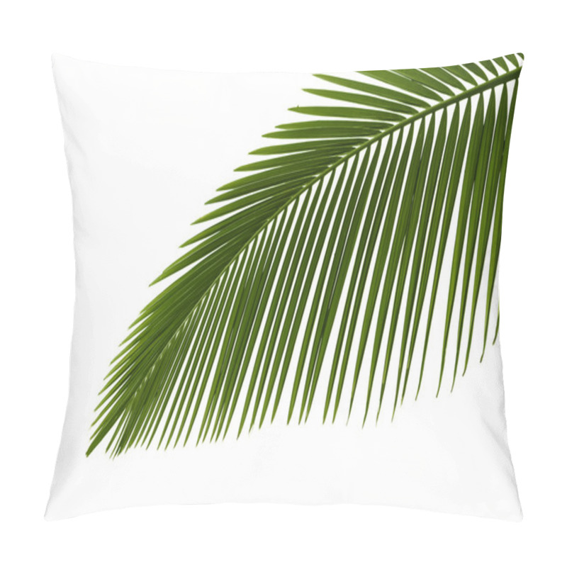 Personality  Green Palm Leaves Pillow Covers