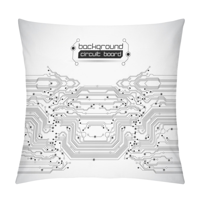 Personality  Circuit Board Abstract Technology Background Texture Pillow Covers