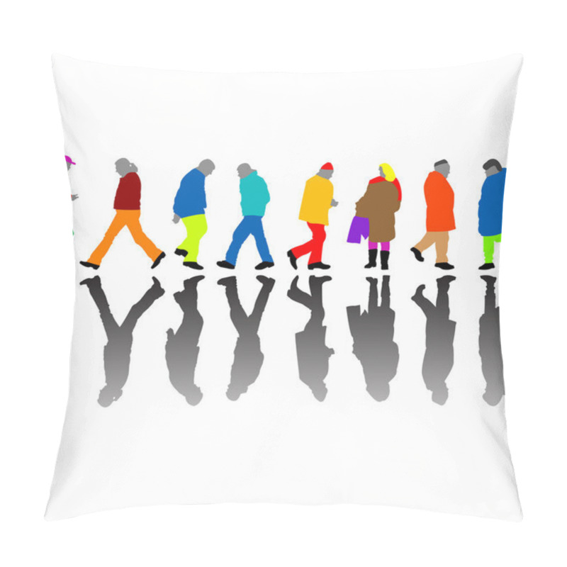 Personality  Silhouettes Against White Pillow Covers