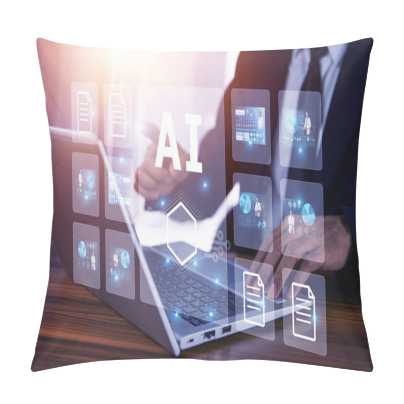 Personality  AI Document Management Systems Automatically Categorize And Organize Documents, Making Retrieval Quick And Efficient. Pillow Covers